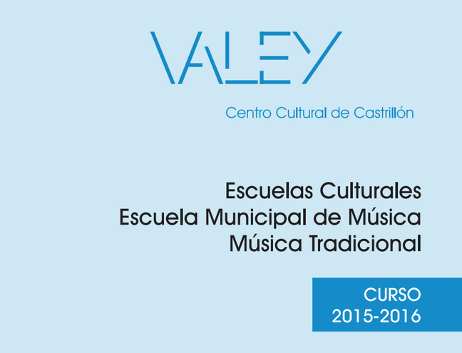 Oferta escuelas culturales 2015-2016