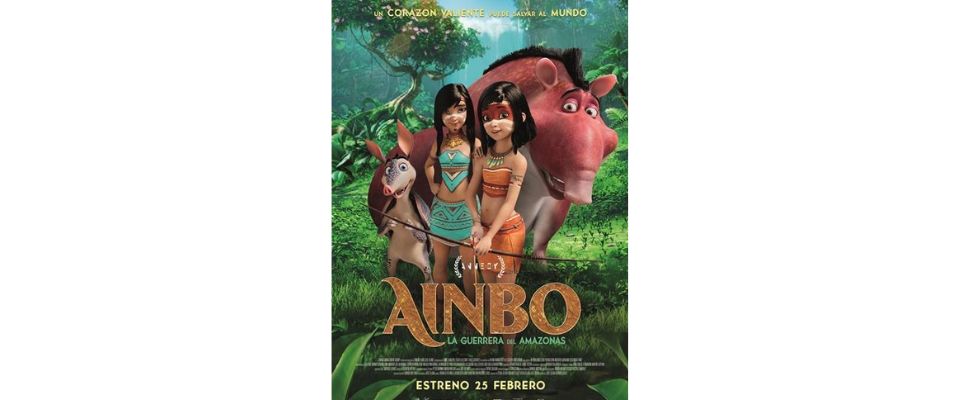 Cine animado en la calle – Ainbo: la guerrera de las amazonas