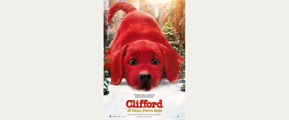 Cine familiar en la calle – Clifford, el gran perro rojo