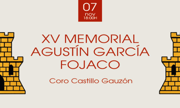 XV Memorial Agustín García Fojaco